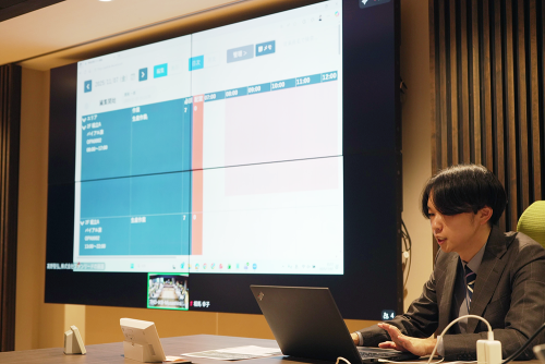 デモンストレーションの様子